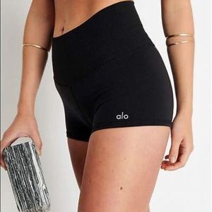 Alo Yoga Black Aura Shorts